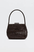 RIXO x Dragon Diffusion Amoria Bag in Dark Brown