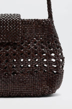 RIXO x Dragon Diffusion Amoria Bag in Dark Brown