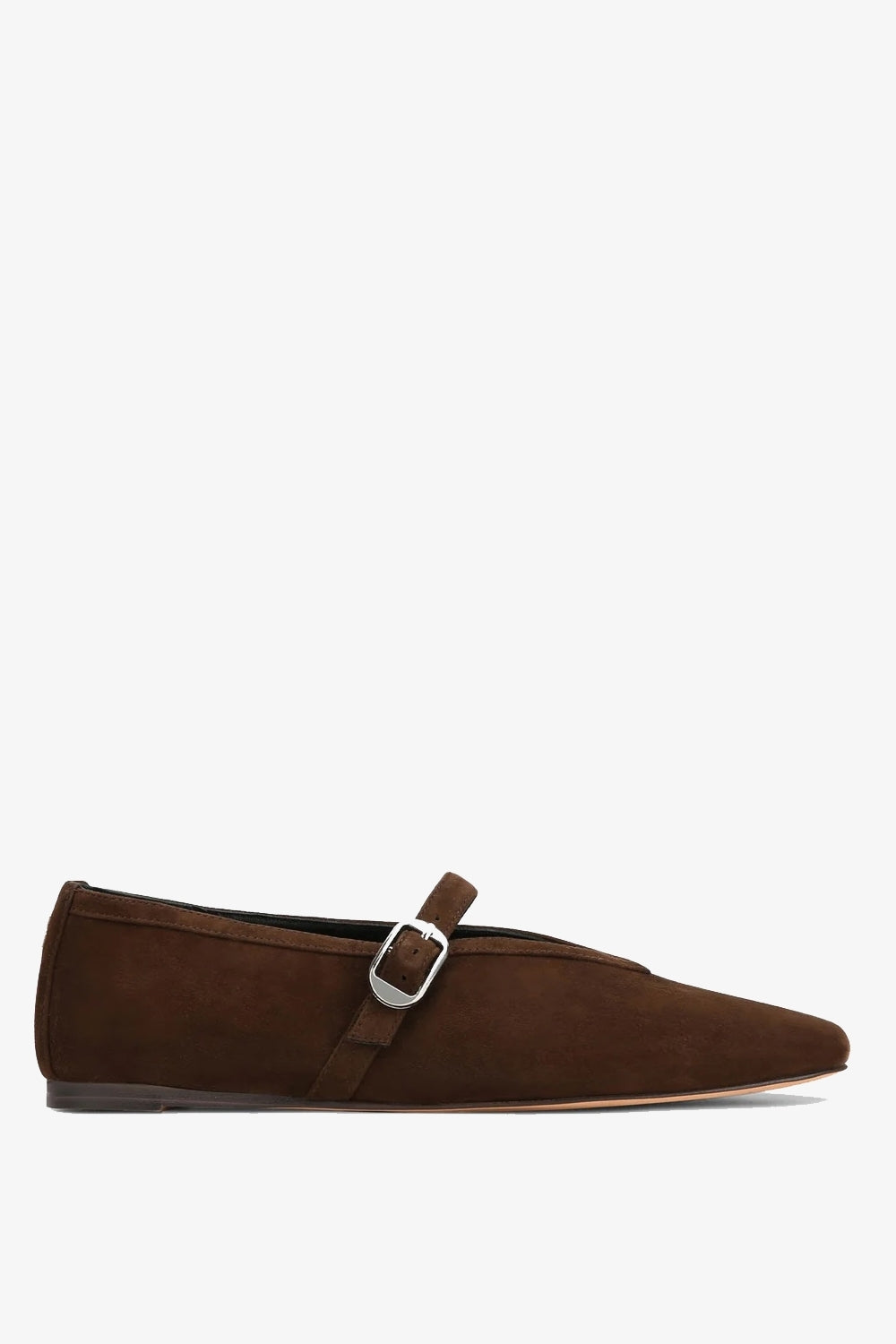 Lova Mary Jane Flats in Chocolate Suede