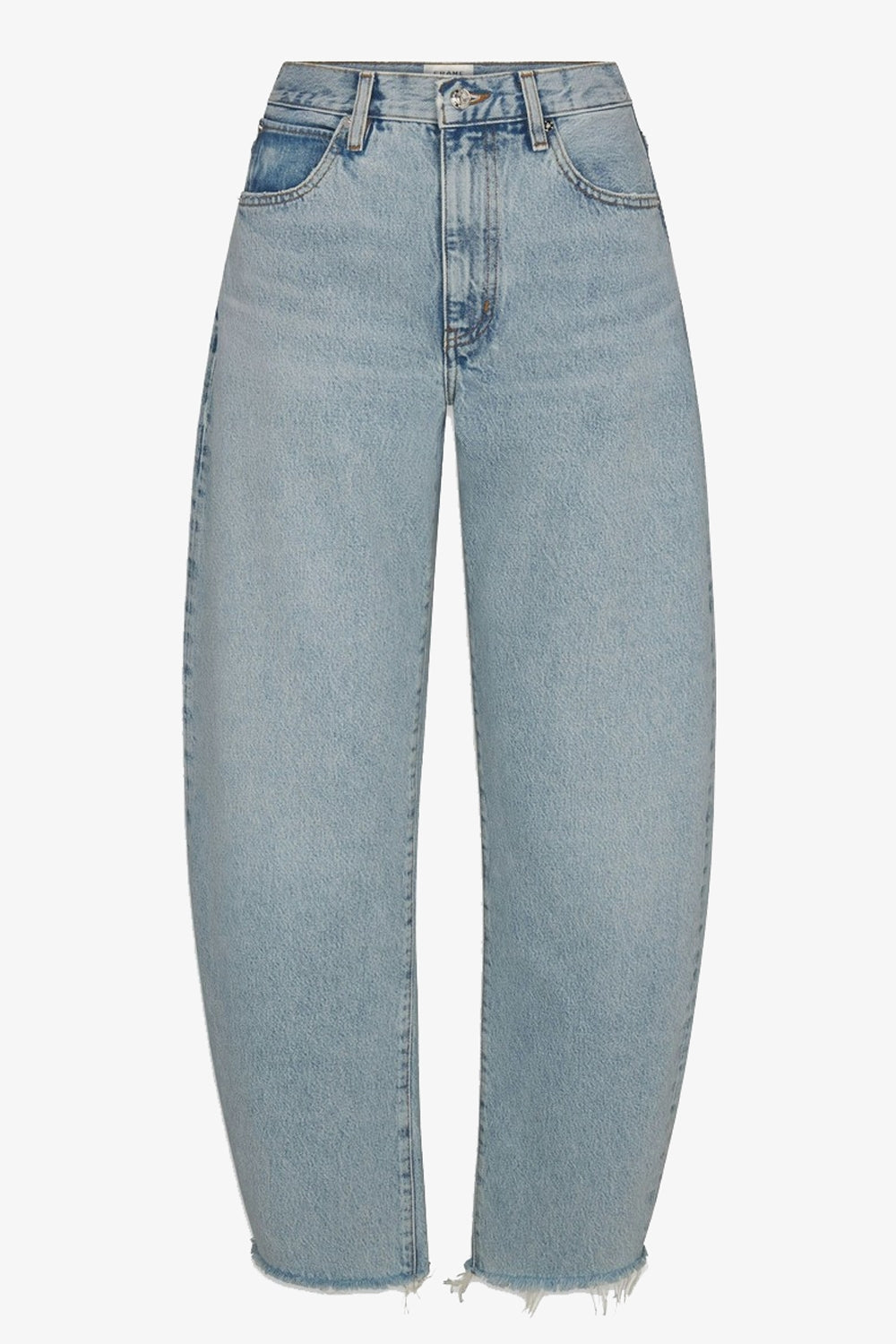 The Bubble High Rise Curved Leg Raw Hem in Outlaw