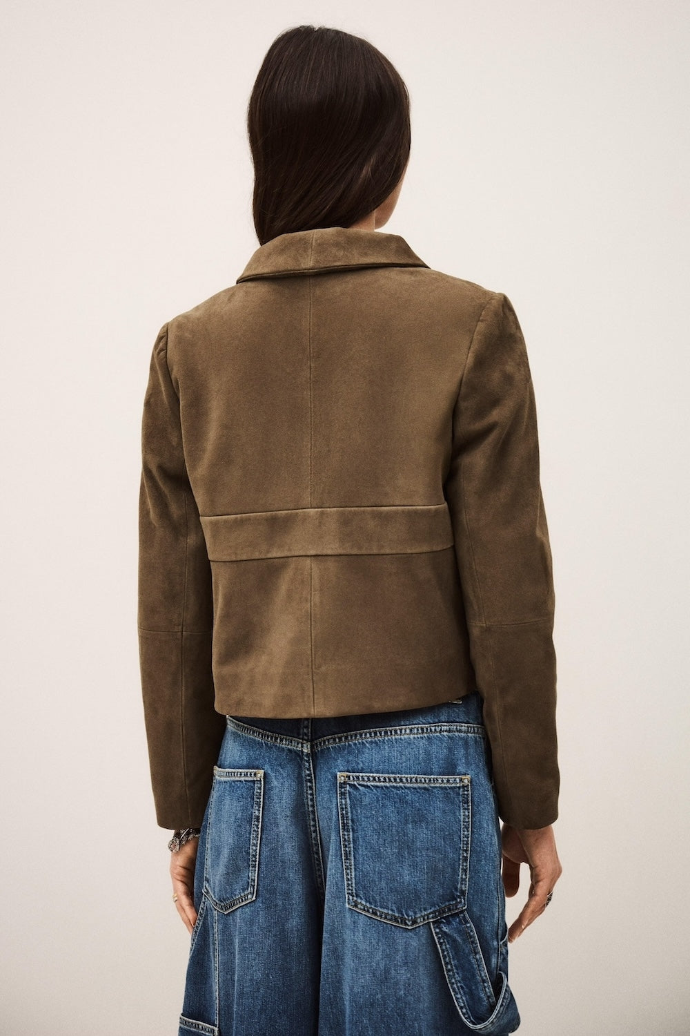 Morfeo Leather Jacket in Olive