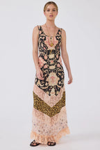 Desert Loom Silk Dress in Multi