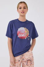 With The Band T-Shirt in Navy