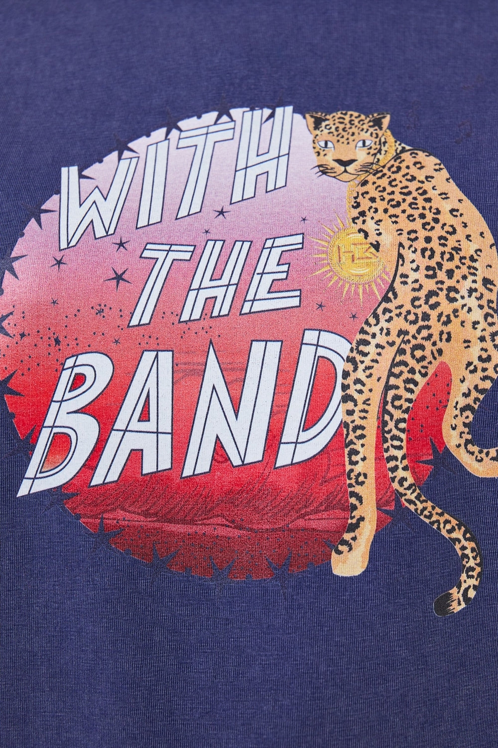 With The Band T-Shirt in Navy