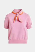 Jonda Polo Shirt in Orange and Pink