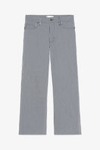Le Slim Palazzo in Navy Stripe