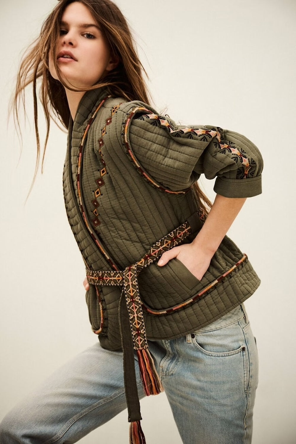 Cocoon Jacket in Kaki