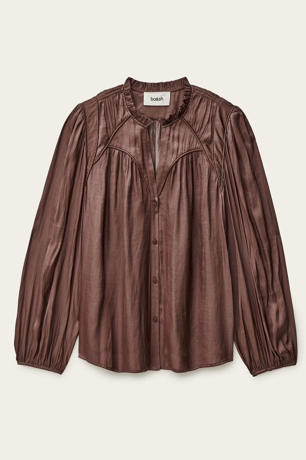 Cesira Long Sleeve Shirt in Vieuxrose