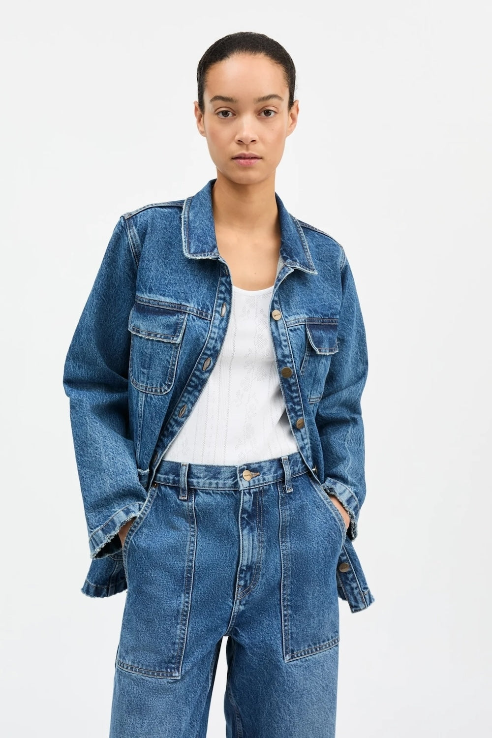Margaux Slouchy Denim Shirt