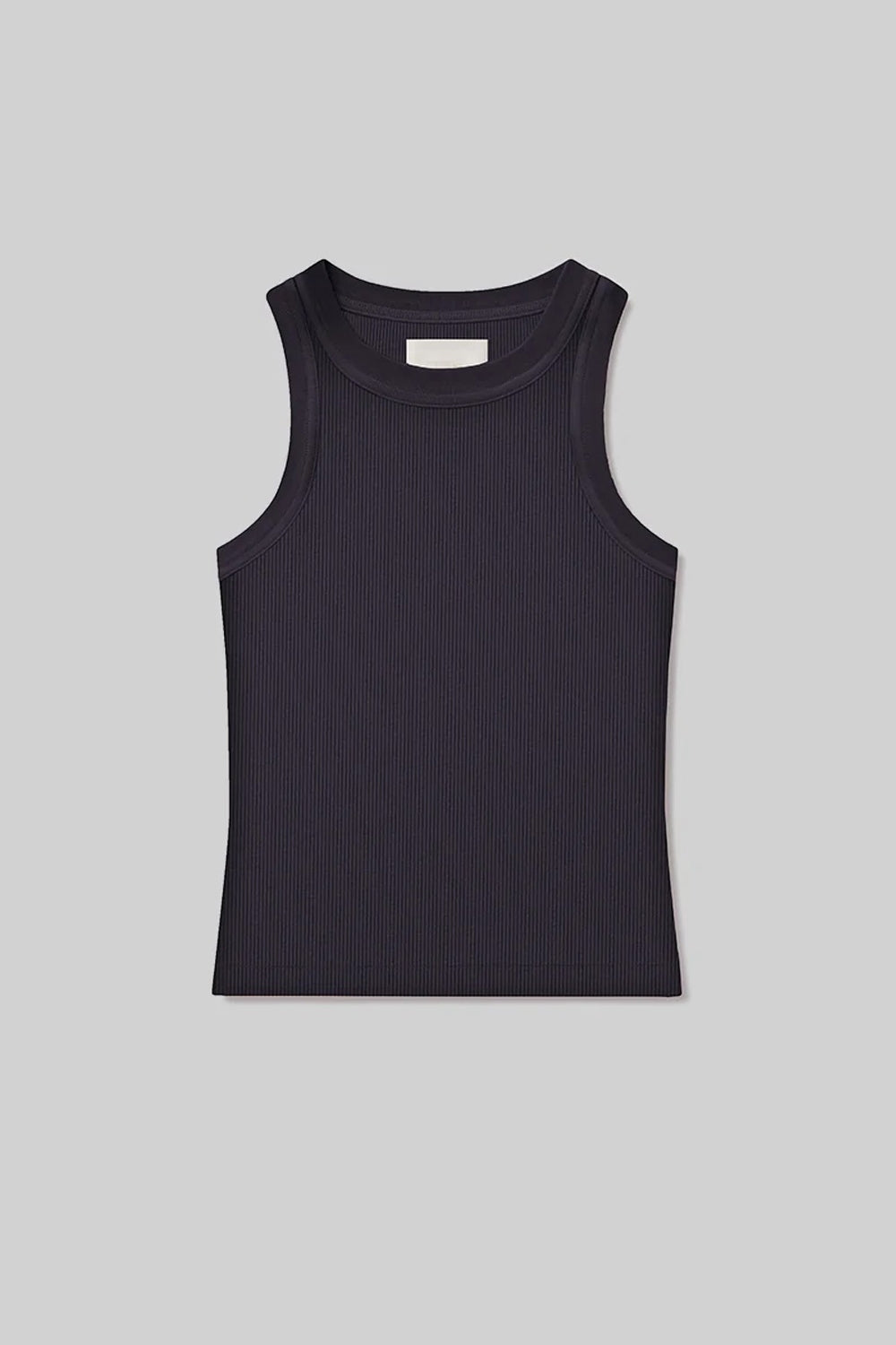 Isabel Rib Tank in Charcoal