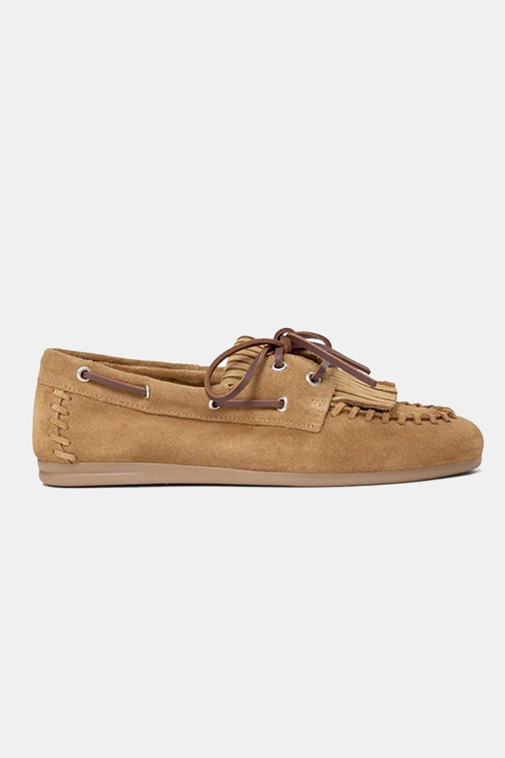 Magda Loafers in Tan Suede