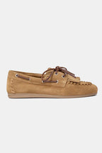 Magda Loafers in Tan Suede