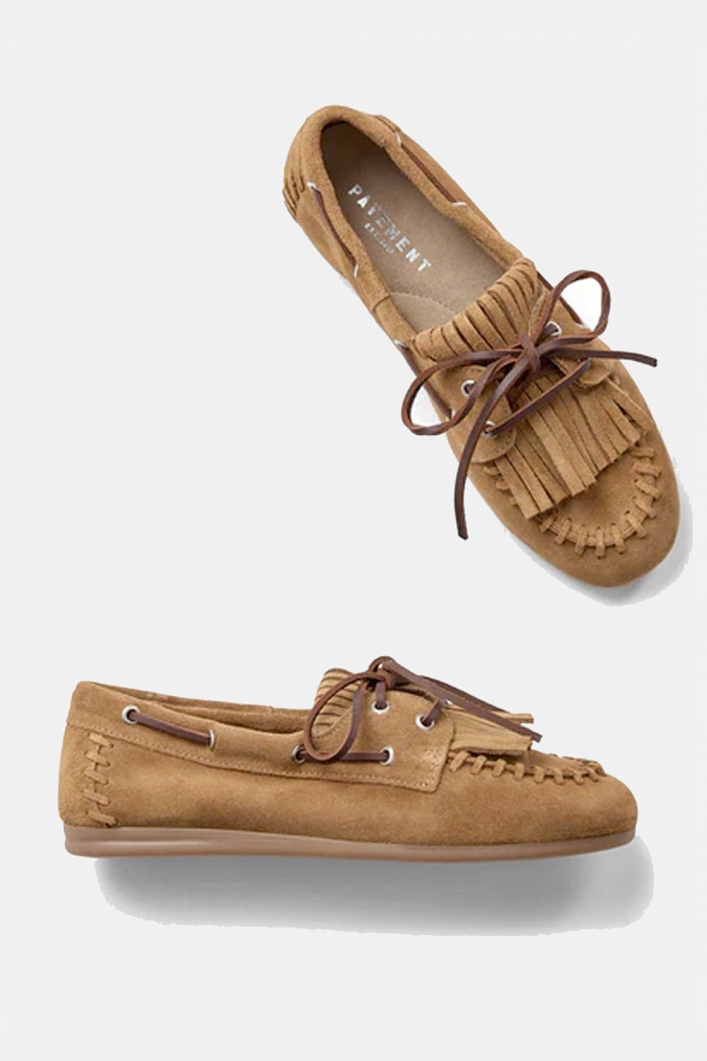 Magda Loafers in Tan Suede