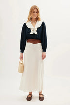 Crystal Skirt in Cream