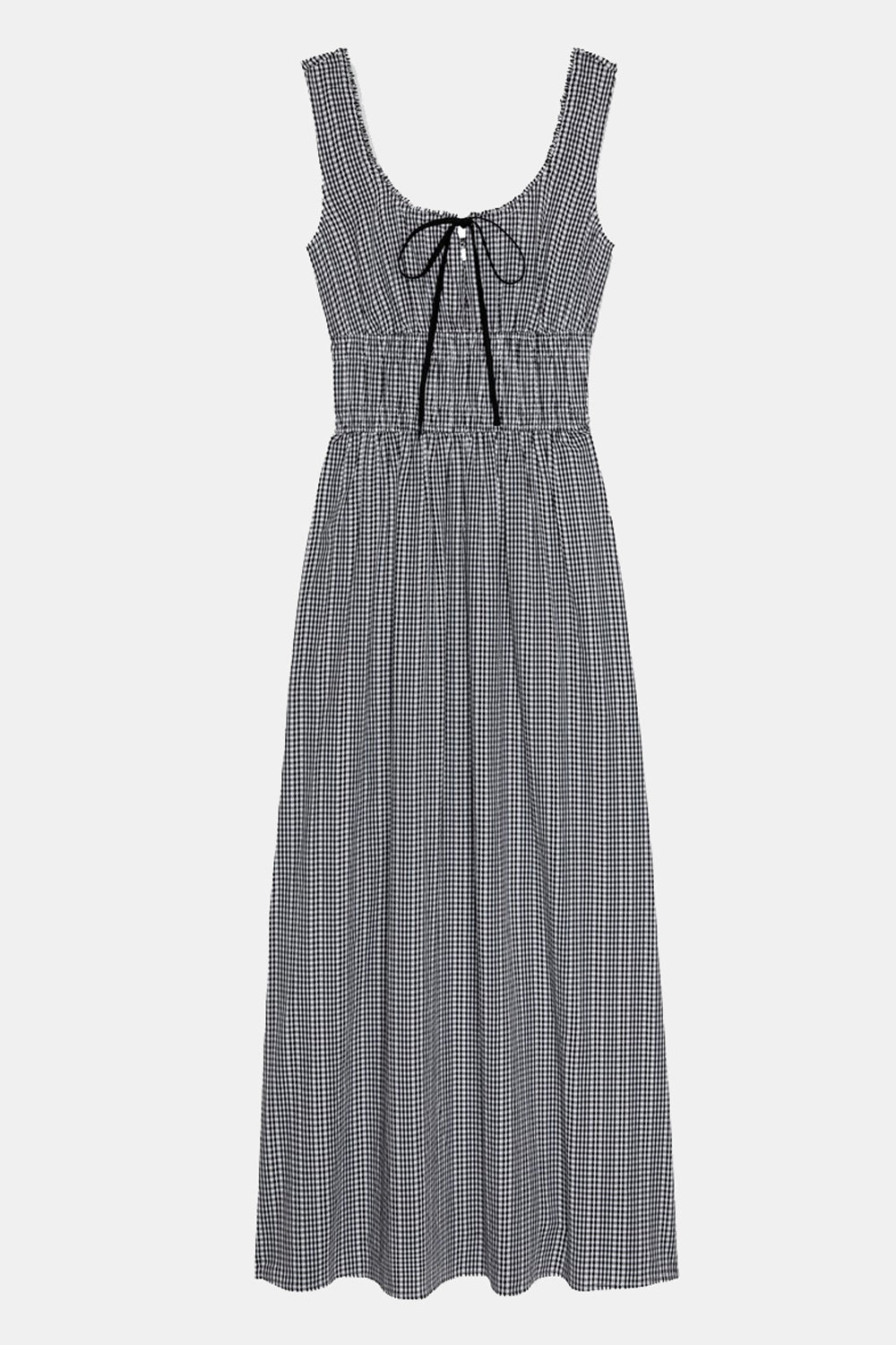 Jordie Dress in Black Gingham