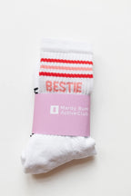 BESTIE Slogan Sports Socks