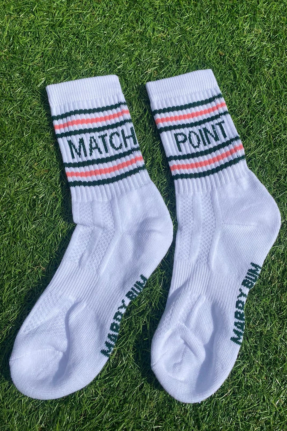 MATCH POINT Slogan Sports Socks