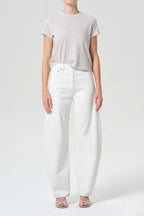Luna Pieced Jean in Chalk White