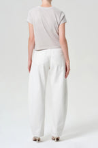 Luna Pieced Jean in Chalk White