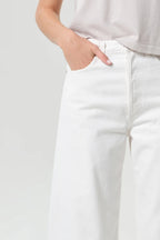 Luna Pieced Jean in Chalk White