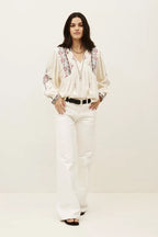 Tilt Blouse in Ecru
