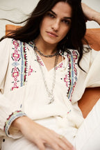 Tilt Blouse in Ecru