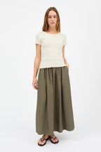 Dagny Skirt in Khaki