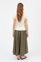 Dagny Skirt in Khaki