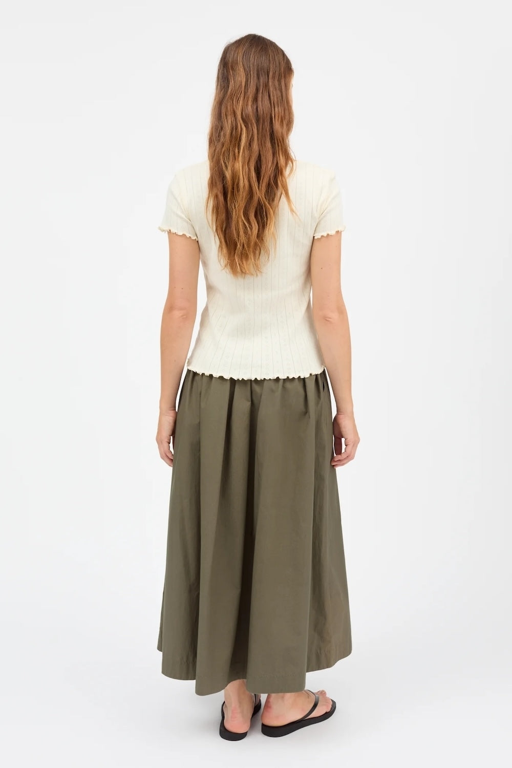 Dagny Skirt in Khaki