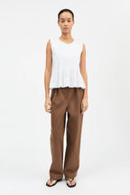 Pavlova Top in Optic White