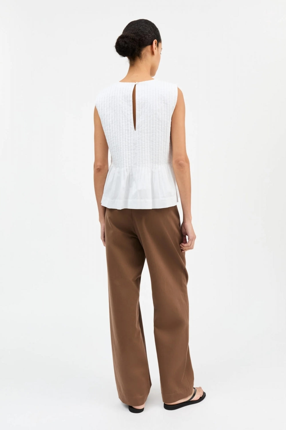 Pavlova Top in Optic White