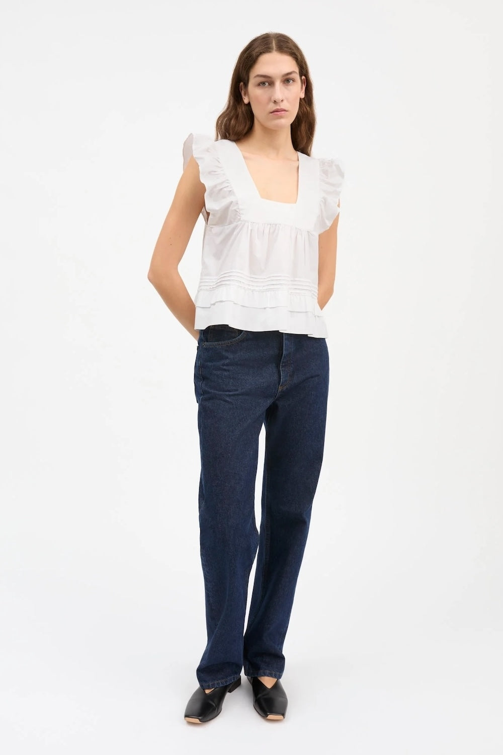 Alice Top in Optic White