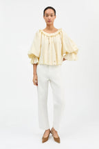 Fleurie Blouse in Buttermilk