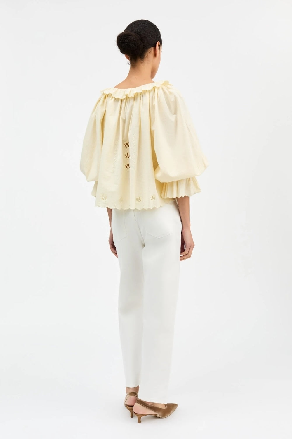 Fleurie Blouse in Buttermilk