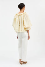 Fleurie Blouse in Buttermilk