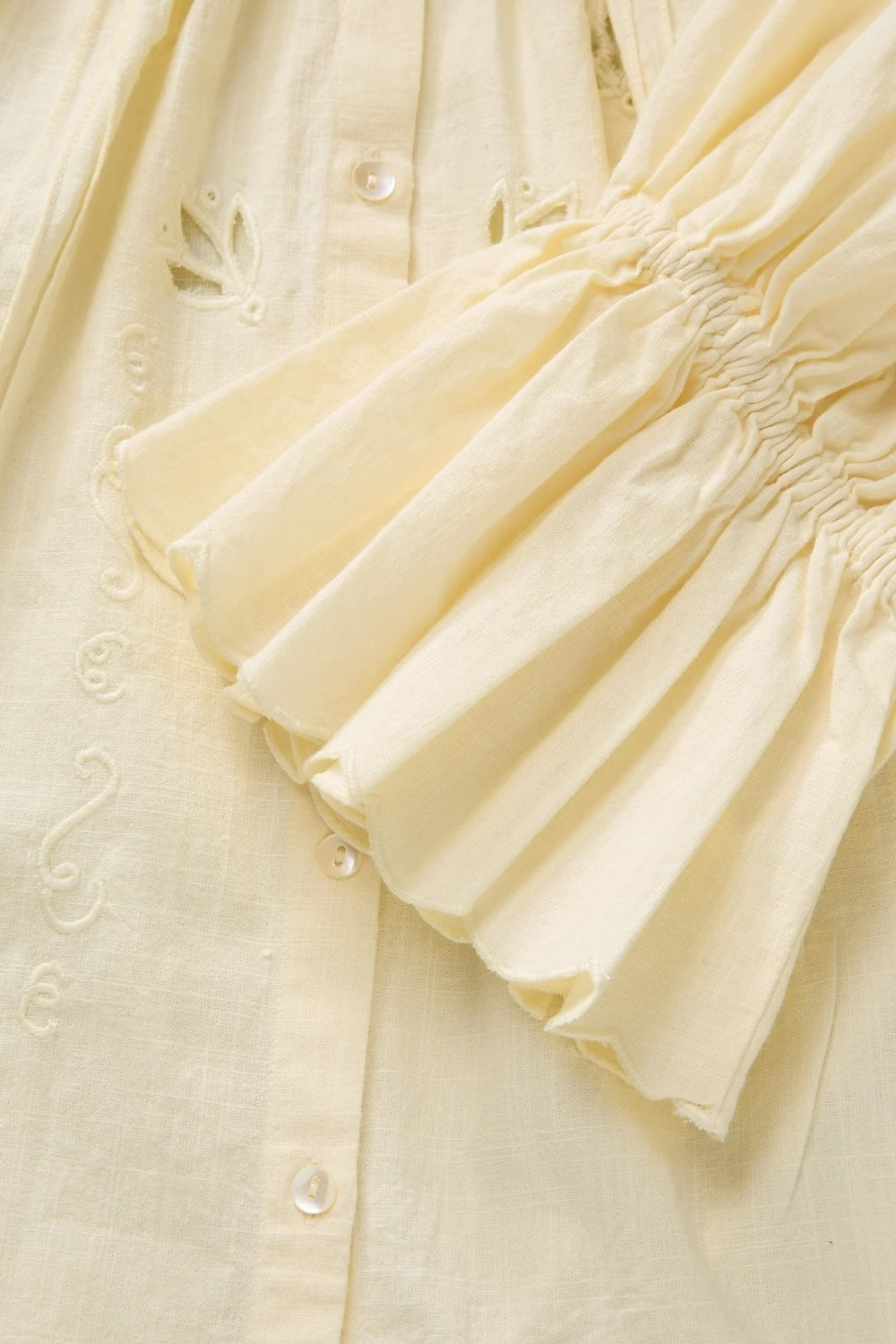 Fleurie Blouse in Buttermilk