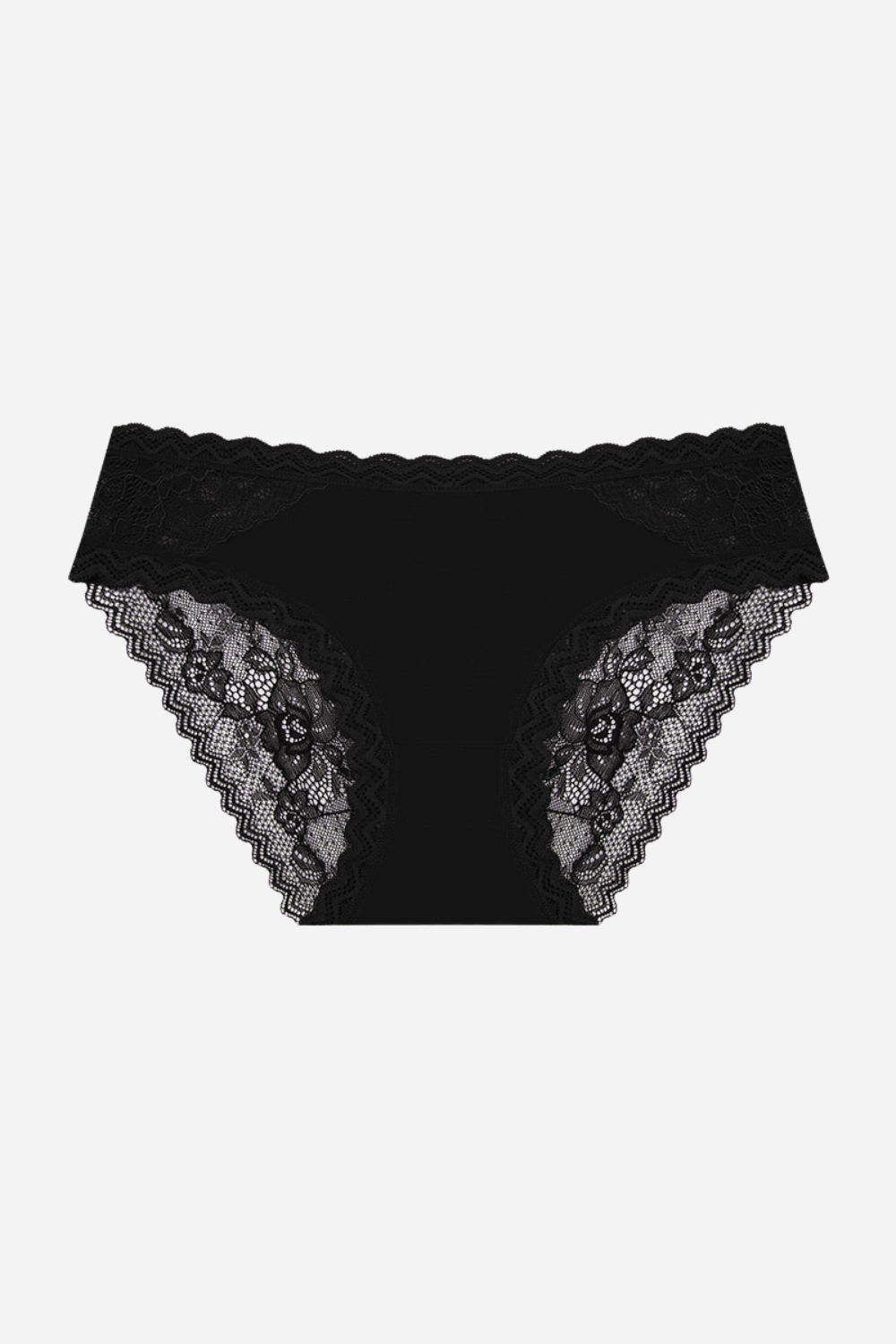 Eco Lace Knicker - Black