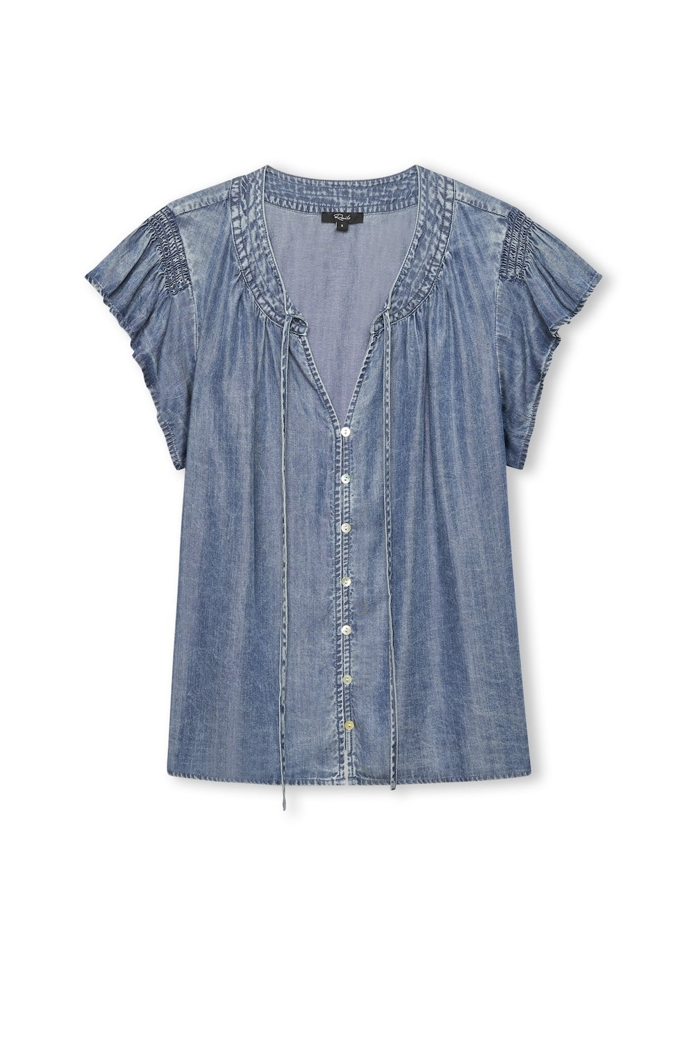 Aviva Blouse in Blue Ridge