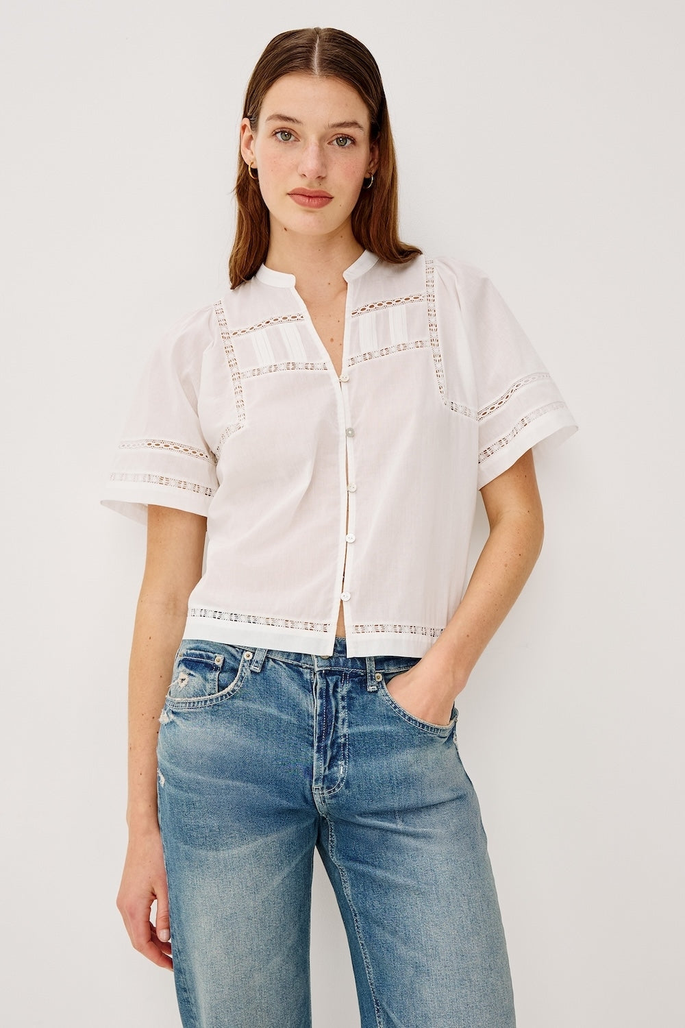 Alanis Blouse in White