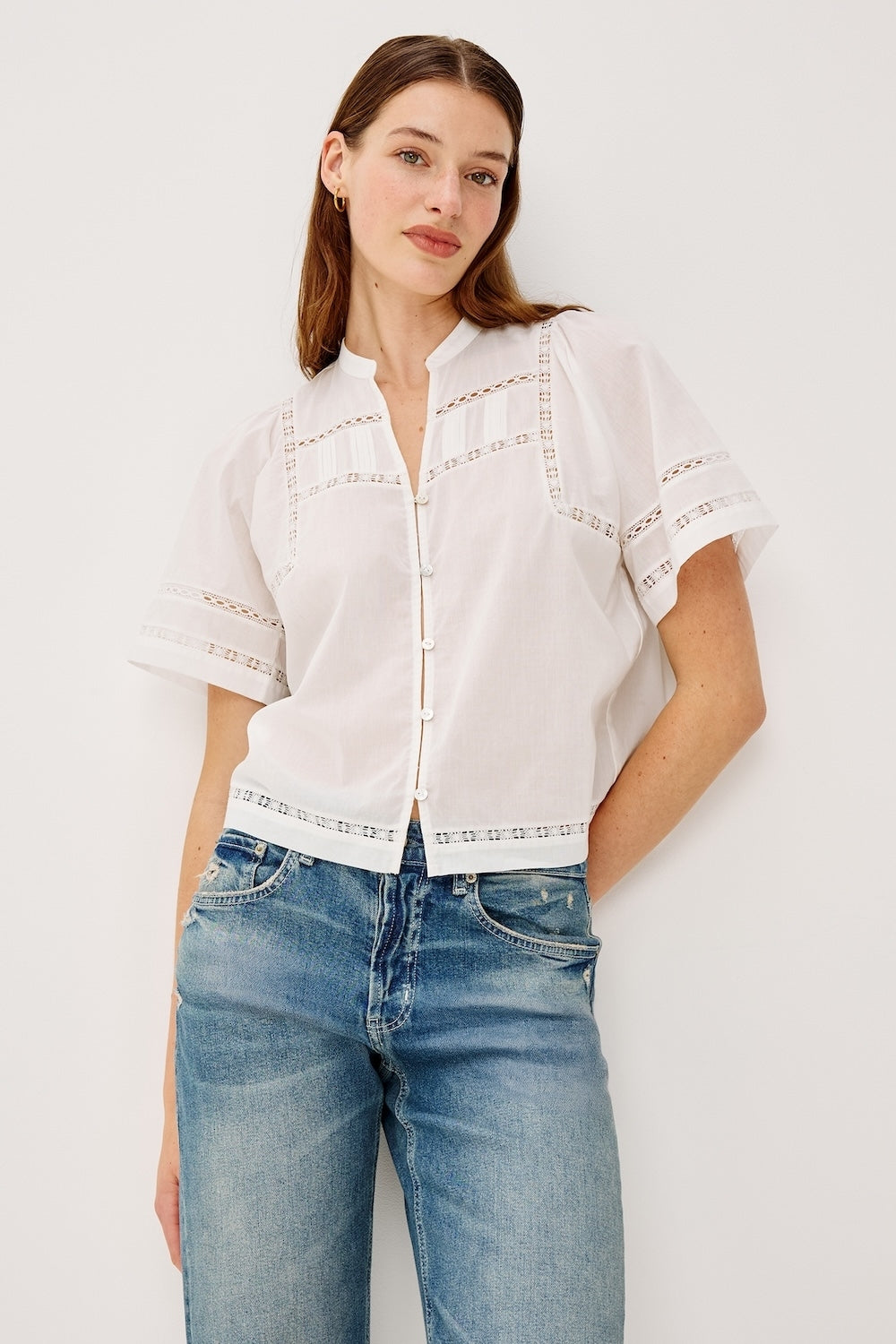 Alanis Blouse in White