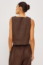 Akira Top in Espresso