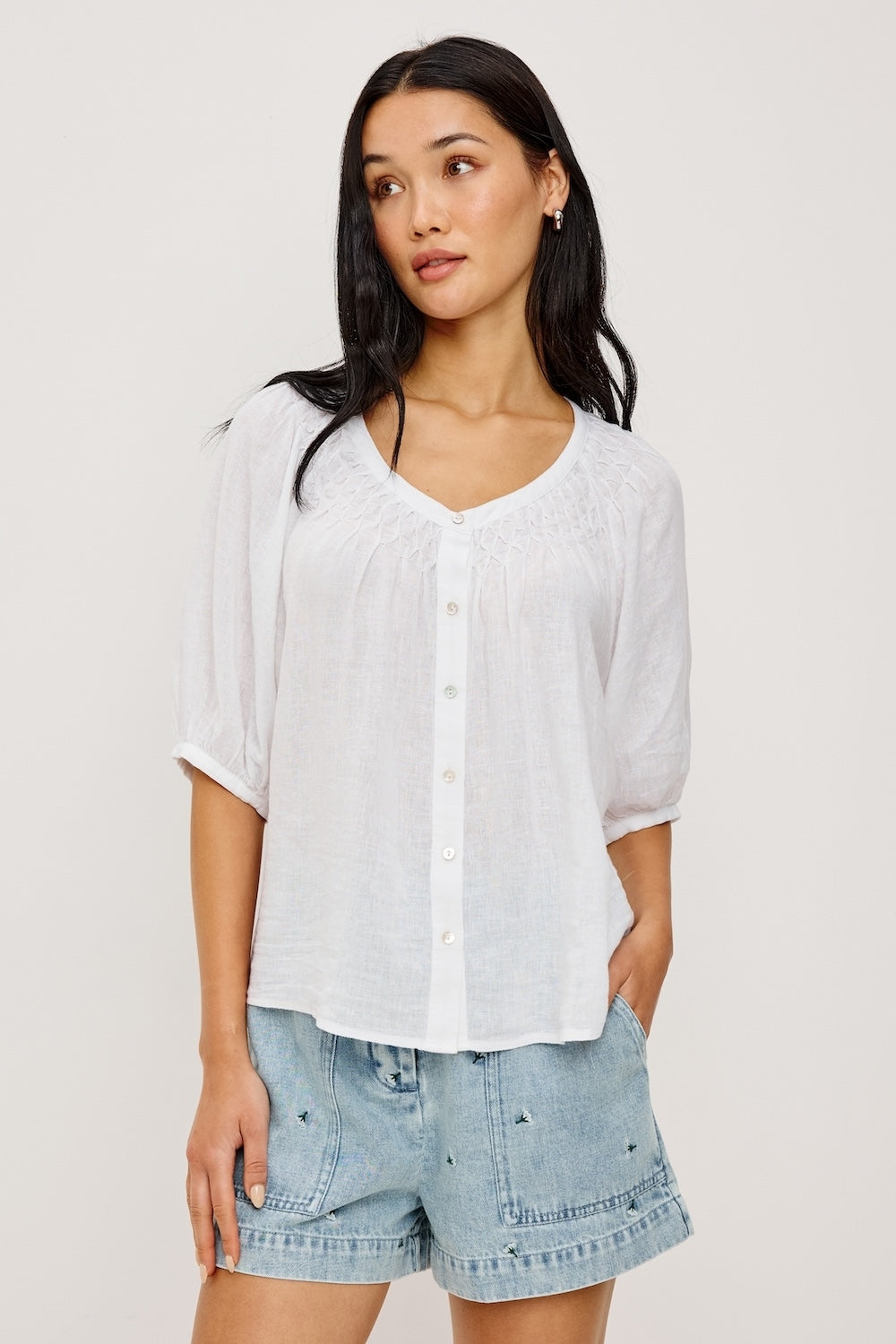 Rix Blouse in White