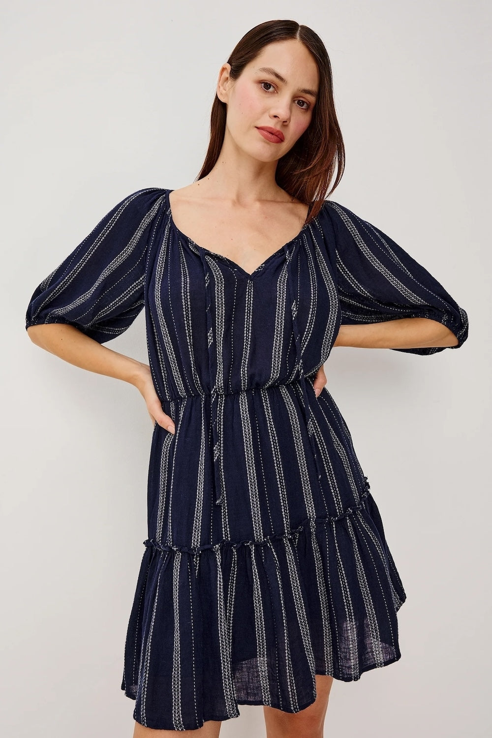 Saba Dress in Marina Stripe