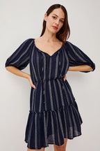 Saba Dress in Marina Stripe