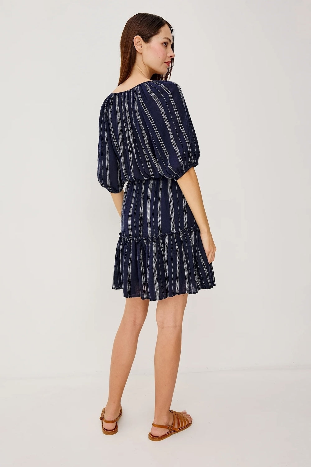 Saba Dress in Marina Stripe
