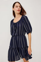 Saba Dress in Marina Stripe