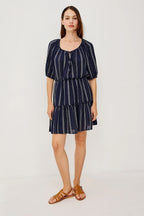 Saba Dress in Marina Stripe