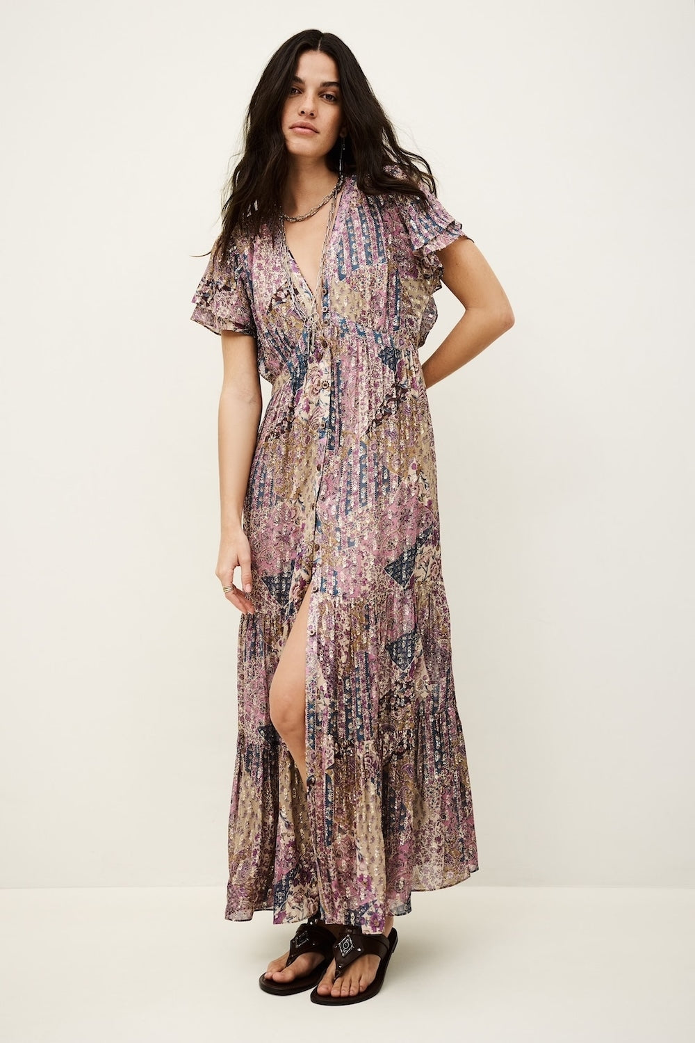 Pareta Dress in Rose