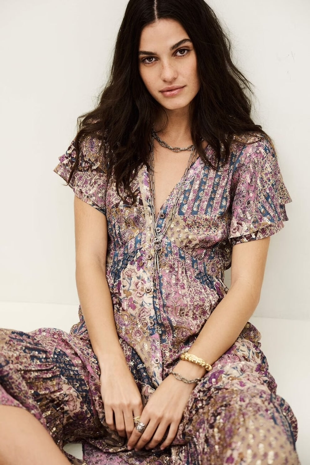 Pareta Dress in Rose