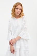 Fiore Dress in Optic White